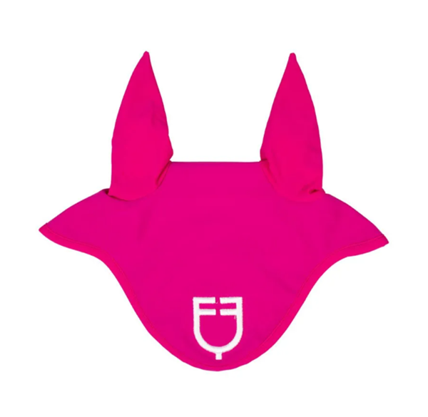 OREJERAS CUBE FLY FUCSIA/BLANCO EQUESTRO